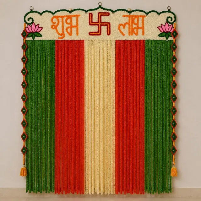 Rangfuroli Shubh Labh Ganpati Backdrop